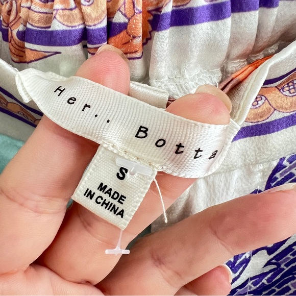 Her bottari boho print palazzo Wide Leg pants bohemian Women's NEW - Picture 9 of 10